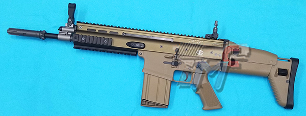 Cybergun(WE) SCAR-H Gas Blow Back (FDE)(FN Herstal Officially Licensed) - Click Image to Close